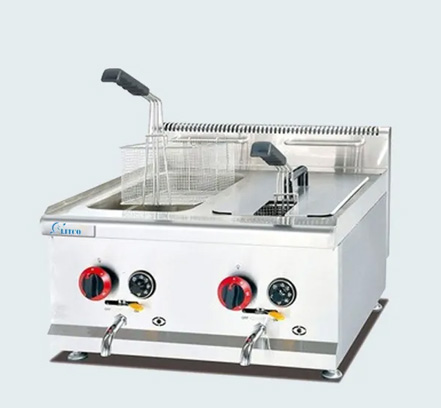 14l gas double tank deep fryer machine for sale in colombo sri lanka