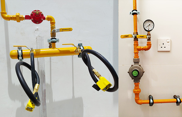 kitchen gasline fabrication work in colombo sri lanka