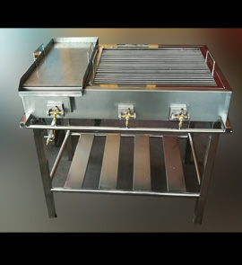 stainless bbq, steel kottu table, kottu plate in sri-lanka