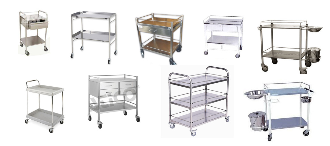 stainless steel medicine trolleys for sale in sri lanka