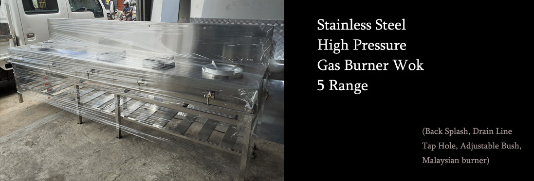 stainless steel high pressure gas burner wok for sale in sri lanka