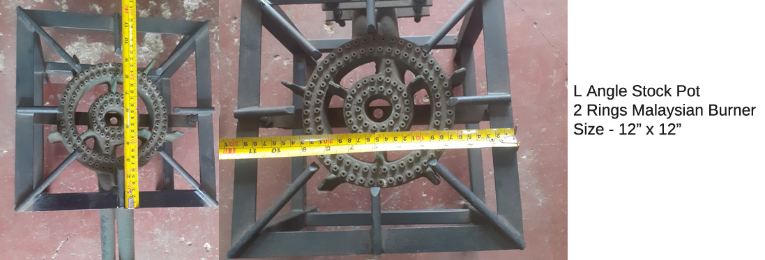 stainless steel 2 rings burner for sale in sri lanka