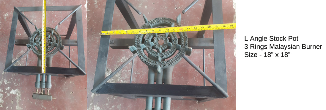 stainless steel 3 rings burner for sale in sri lanka