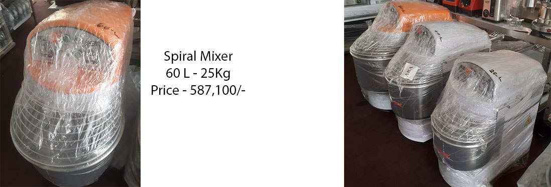 industrial spiral mixers 60l for bakery Industry for sale in sri lanka