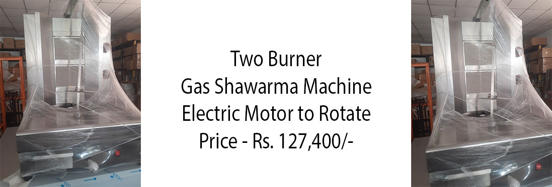two burner gas shawarma machine for sale in sri lanka