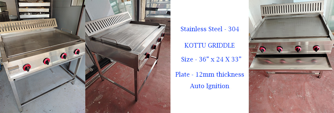 3 feet kottu griddle for sale in sri lanka