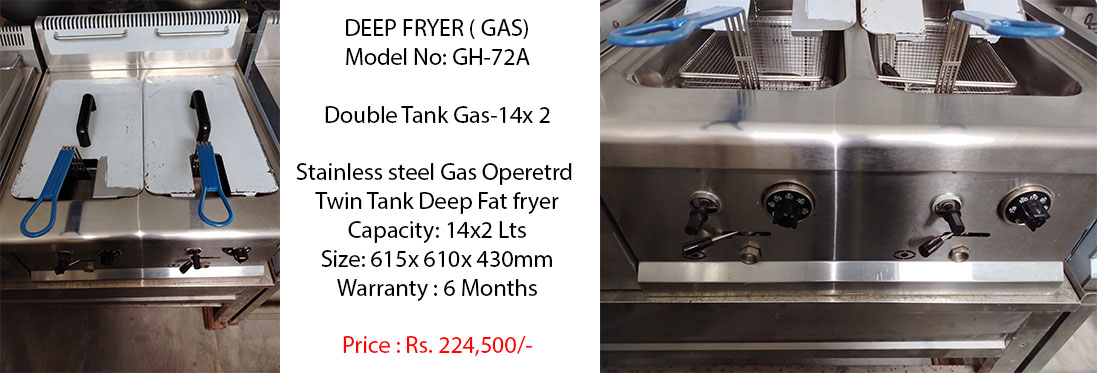 14L double deep fryers for sale in sri lanka