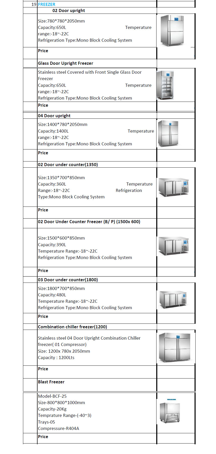 commercial refrigerators deep freezer for sale in sri lanka