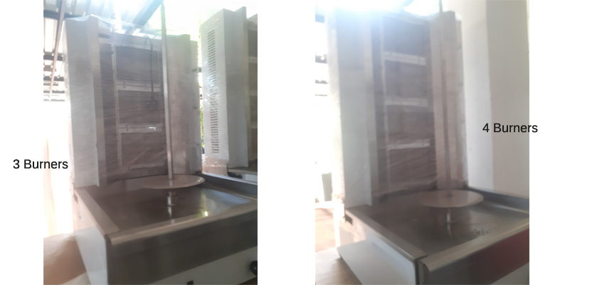 gas shawarma grill machine for kebab cooking grill for sale in sri lanka