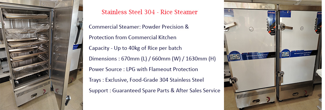 gas industrial rice Steamers 12 trays 40kg for sale in sri lanka